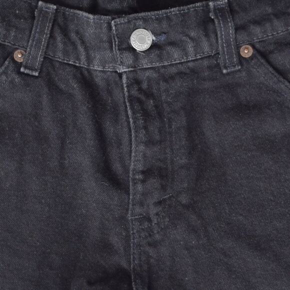 Vintage 90s y2k Levi's High Waisted Denim Jean Shorts Black - Picture 9 of 10